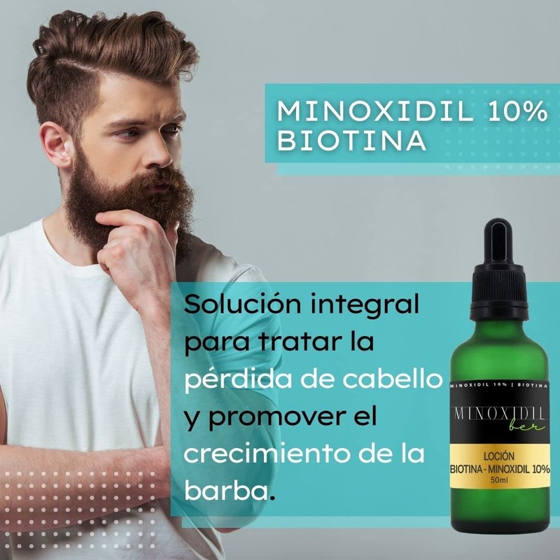 Tratamiento para cabello y barba unisex 10% con Biotina 3
