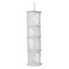Luckious Hanging Mesh Storage Bag, Collapsible Hanging Mesh Basket Foldable