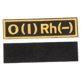 SUPVOX O Positive Type Patch Replaceable Sew Patch Material Unique Design for Uniforms Vests Jackets Essential Emergency Identification Accessory