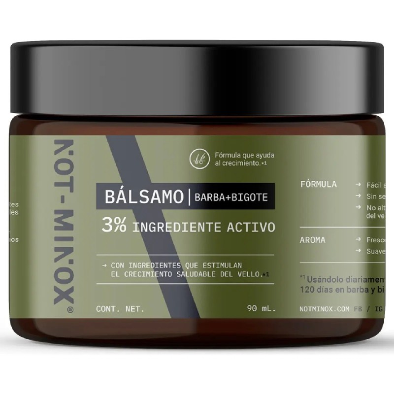 Balsamo Para Crecimiento De Barba Media O Con Huecos Y