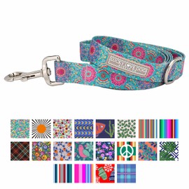 Lucky Love Dog Leash – Soft, Durable, and Comfortable Leash with Vibrant Patterns – Stylish and Long Lasting for Small, Medium, and Large Male and Female Dogs – Clara, Small