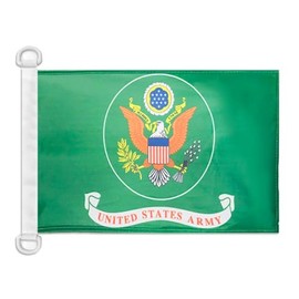 United States Army Green NAUTICAL Flag 18'' x 12'' - US army flags 30 x 45 cm - Banner 12x18 in for boat - AZ FLAG