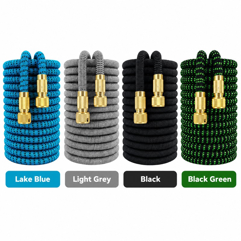 Flexible Garden Hose for Watering & Car Washing – 1/2in