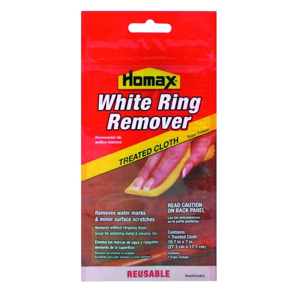 B002XN20D2– Homax Group Furniture White Ring Remover Cloth, 7in. x 11in