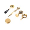 Feather Pen Set European Style British Retro Lacquer Stamp Dipped