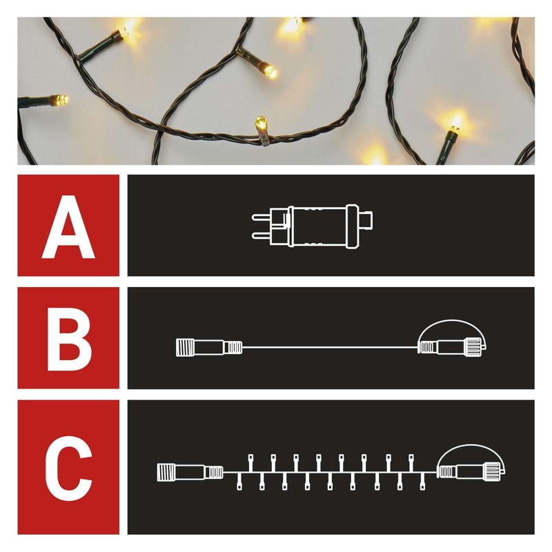 EMOS Connect System Basic Set Standard Christmas Fairy Lights, 10