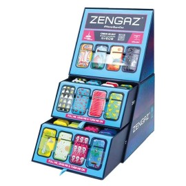 ZENGAZ WINDPROOF JETFLAME REFILLABLE LIGHTERS- COUNT 8