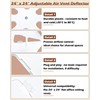 24"x24" Adjustable Ceiling Air Vent Cover – 24-Inch Square/AC/HVAC/Heat Deflector