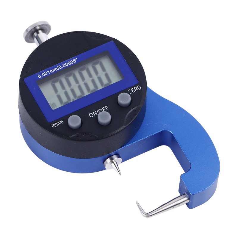 Micro Digital Thickness Gauge 0.0005in 0.01mm High Accuracy Thickness Measuring