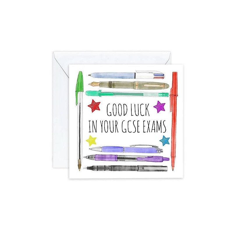 good luck in your gcse exams Card (and envelope)