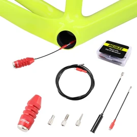 MUQZI Bicycle Internal Cable Management Tool, Internal Cable Routing Kit, Bicycle Internal Cable Guide Install Bicycle Tool Kits, Red