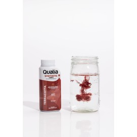 Qualia Synthetic Fabric Dye, Easy to Use, Perfect for Synthetic Fabrics: Polyester, Spandex, Nylon, and More, Ultra-Concentrated Colors for Vibrant Results, Terracotta, 1 Pack