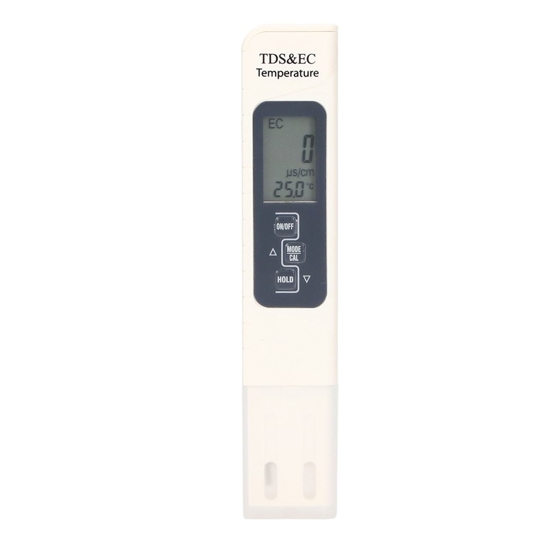 EC TDS Meter 3 in 1 3 Key 0‑9999ppm Water