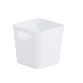 Wham 10cm Square Studio Basket, Ice White