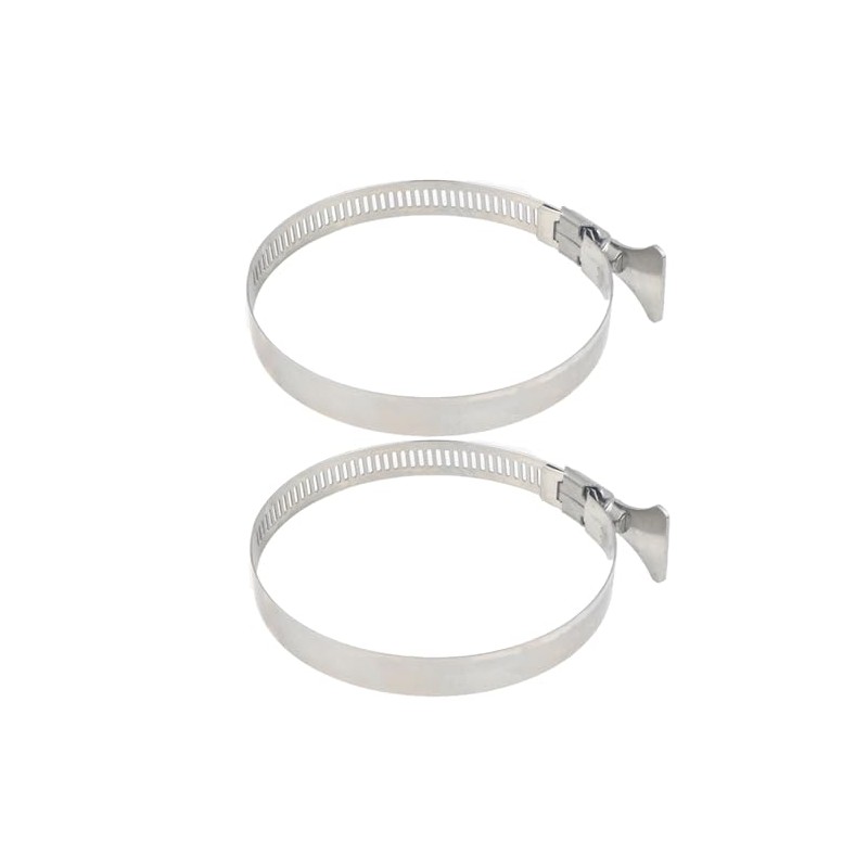 Hose Clamp, Hand Tightened Hose Band, 304 Stainless Steel, Set