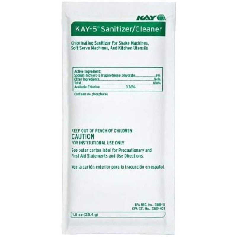 SoftServeEssentials K 5 Chlorinating Cleaning Powder Lot of 25, 1