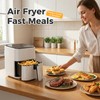 DUMOS 3 Qt Air Fryer, Compact Digital Airfryer with Auto