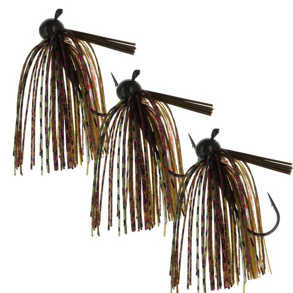 Reaction Tackle Football Jig (3-Pack) 3/8 oz Bluegill
