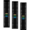 3PCS Aquarium Thermometer Strip 61-122℉(15-50°C), Easy-to-Read Fish Tank Thermometer Stick