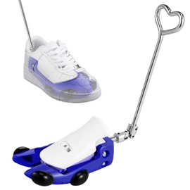 VAVPUP Shoe Stretcher Men Women,Adjustable Boot Stretcher,Canvas Shoe Expander Cowboy Boot Expander Casual Shoe Stretcher High Heel Stretcher Sports Shoe Stretcher for Men Women Wide Feet (Blue, L)