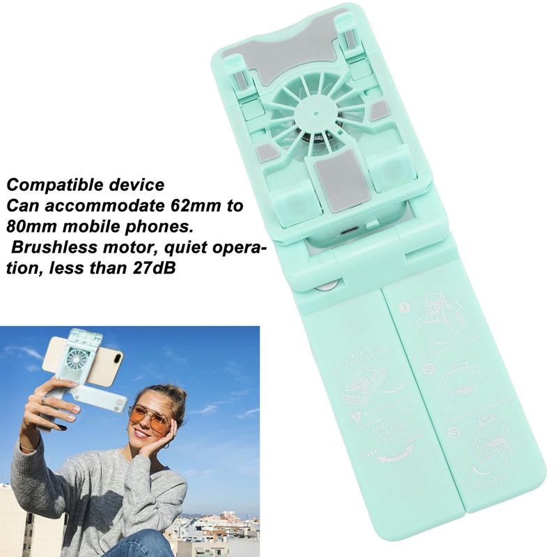 Cell Phone Cooler Stand Height Adjustable Desk Mobile Phone Radiator