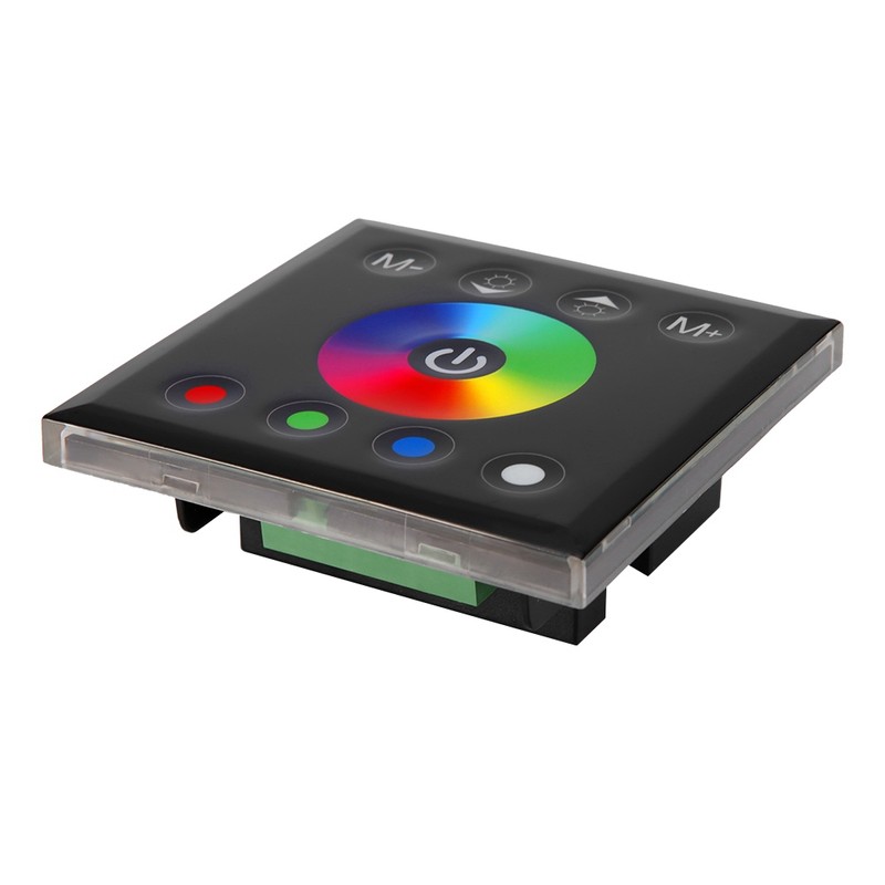 Wall Mounted Colorful RGBW LED Touch Panel Controller Dimmer Switch
