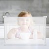 3pcs Transparent Sneeze Guard Partition Board Portable Divider Screen for