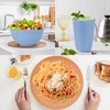 18 Pcs Dinnerware Sets, Unbreakable Plates and Bowls Sets, Reusable