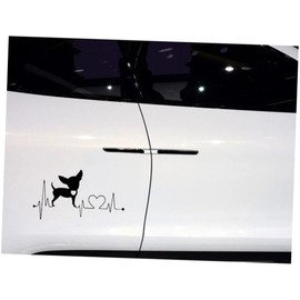 Vaguelly 2pcs Dog Car Stickers and Decals for Back Window Automotive Stickers Dog Reflective Sticker Stickers for Car Dog Sticker Vinyl Car Stickers Dog Husky Stickers Cars Stickers Cute