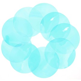 Gatuida Flash Gels 10pcs Gel Filter Transparent Color Films Plastic Sheet Round Head Flash Correction Gel Light Filters for Photo Studio Flashes Film Video Stages Blue 66CM