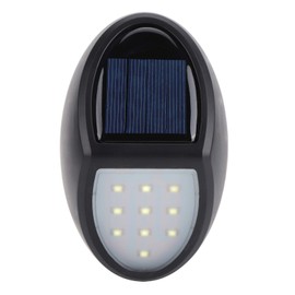 Yosoo 10wall Light Led Chips Waterproof Solar Powered Wall Lamp Outdoor Garden Courtyard Balcony Lights Illumination Lamp Villa Garden Outdoor Waterproof Small Wall Lamp Courtyard Balcony Lamp