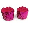 Violet Pair Of 17cm x 4.5cm Elastic Sequin Polyester Slim