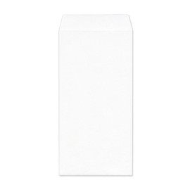 3 Long Envelopes, Pastel White, Non-See-Through, 100 Sheets, No Mailing Frame, Tape, Size Fits A4 Trifolds, Envelopes, Heart, Documents, Shipping