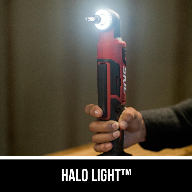 SKIL 12V Brushless Cordless 1/4-Inch Hex Right Angle Impact Driver
