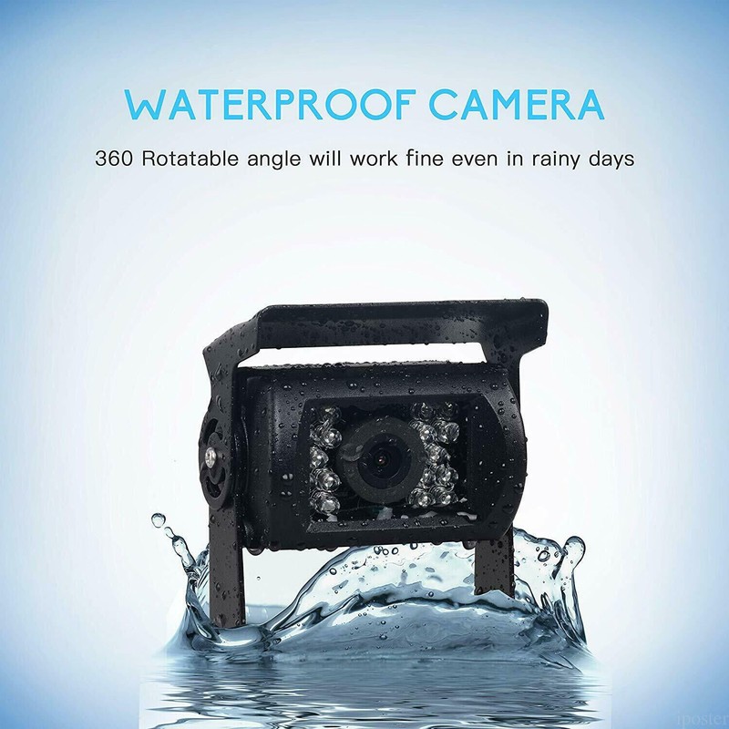 iPoster 7" Split Screen Monitor 2X 4PIN IR CCD Rear