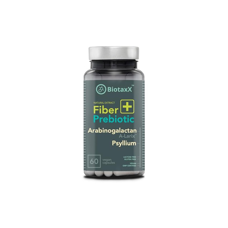 Psyllium Husk (Plantago ovata) + Arabinogalactan ≥95% - 660 mg,