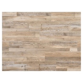 East West Furniture CA-47EC14 Capitola SPC Vinyl Floor Tiles - 4mm x 7 in x 48 in with 20mil Wear Layer and I4F Click Locking EVA Backing Flooring Planks, 30 sqft/Case, Silver Onyx