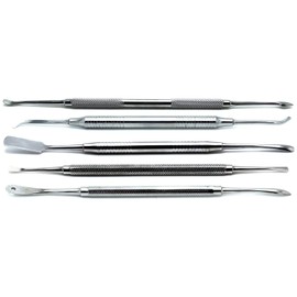 5 Pieces Periosteal Allen P9A, Molt 24G, Freer, Pritchard, Buser Dental Elevator Oral Surgical Implant Instruments