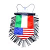 Italian American Flag Rearview Mirror Hanging Accessory – Celebrate Italy