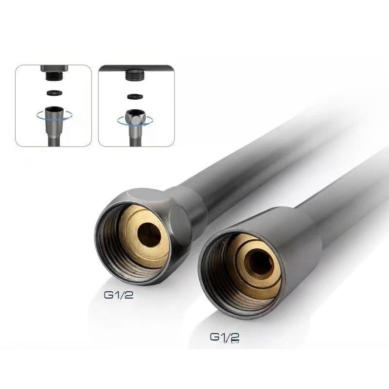 Shower Hose 2m Extra Long 79 inch, Long Replacement Handheld