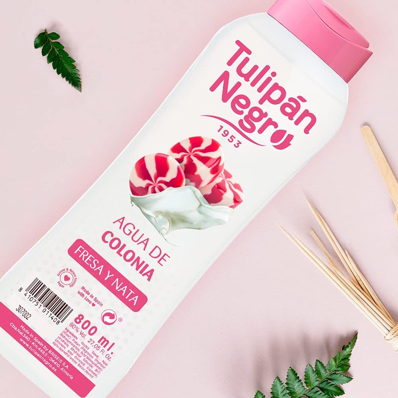 TULIPÁN , Erdbeer- und Sahnewasser 800 ml