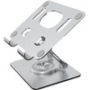 Soporte Tablet Multiángulo,con Doble Varilla 4.7 a 12‘’,Soporte Giratorio 360°,Base