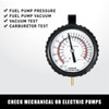 PESIKO Fuel Pump Tester Gauge Kit, Leak Carburetor Pressure Diagnostics