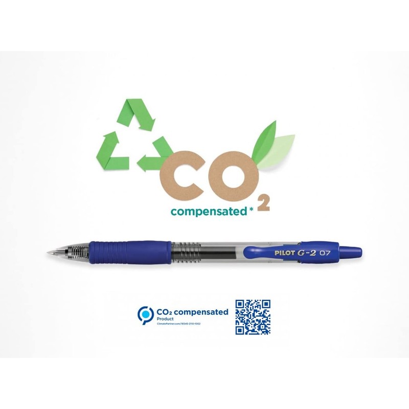 Pilot G207 Retractable Gel Rollerball, Black/Blue/Red/Green, 4 Count (Pack of