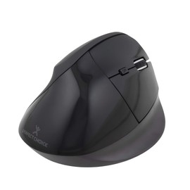 Perfect Choice Mouse Inalámbrico, Ratón Inalámbrico, Mouse ergonómico Clic Silencioso, Ajustable Resolución 800/200/1600 dpi, Conector Inalámbrico Plug & Play para una Mejor Conectividad
