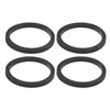 4PCS Silent Crossover Rings Rubber Vehicle Shock Damping Pads Replacement
