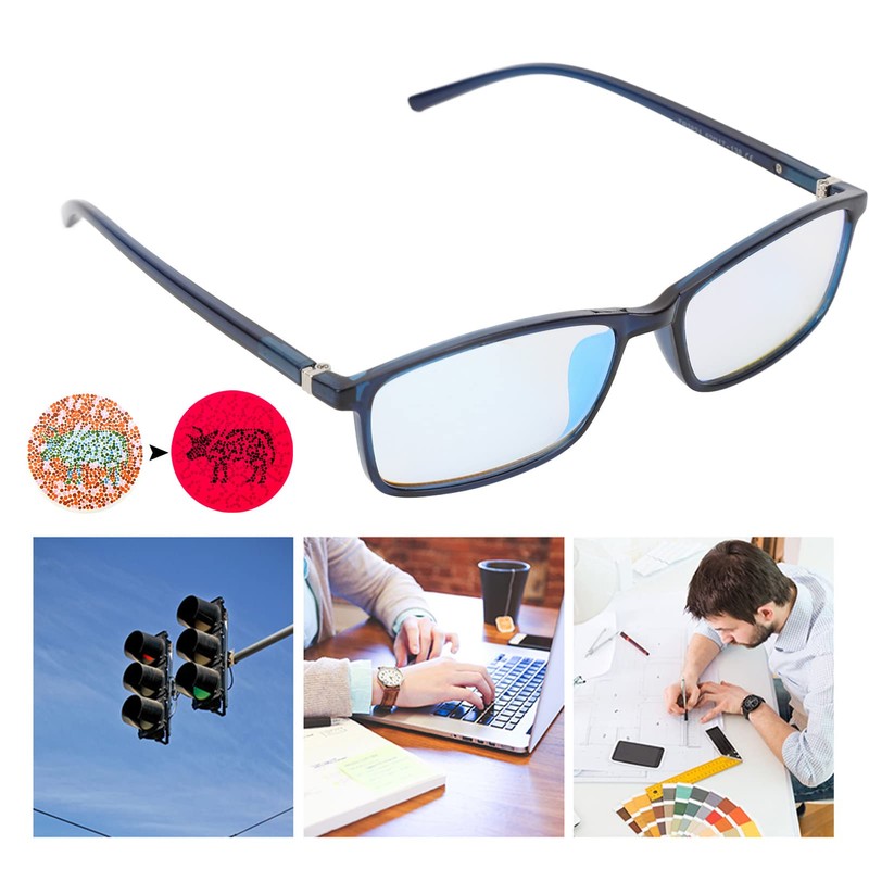 Gafas para daltónicos, hombres y mujeres, para exteriores, rojo, verde,