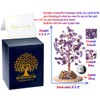 QINJIEJIE Amethyst Tree Thanksgiving Gifts Crystals Artificial Tree of Life
