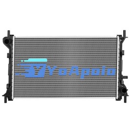 YoApoio Aluminum Core Radiator for 2000-2007 2005 Ford Focus 2.0L 2.3L L4, 2001 2002 2003 2004 2006 Full Performance Aluminium Radiators