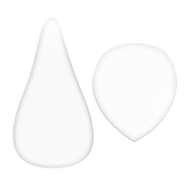 Culibit Camel Toe Concealer Reusable Invisible Adhesive Silicone Cover for Women, Camel Toe Pads for Underwear, Leggings (Transparency L+M)